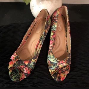 Dexflex Comfort Tropical Cork Wedge 7.5